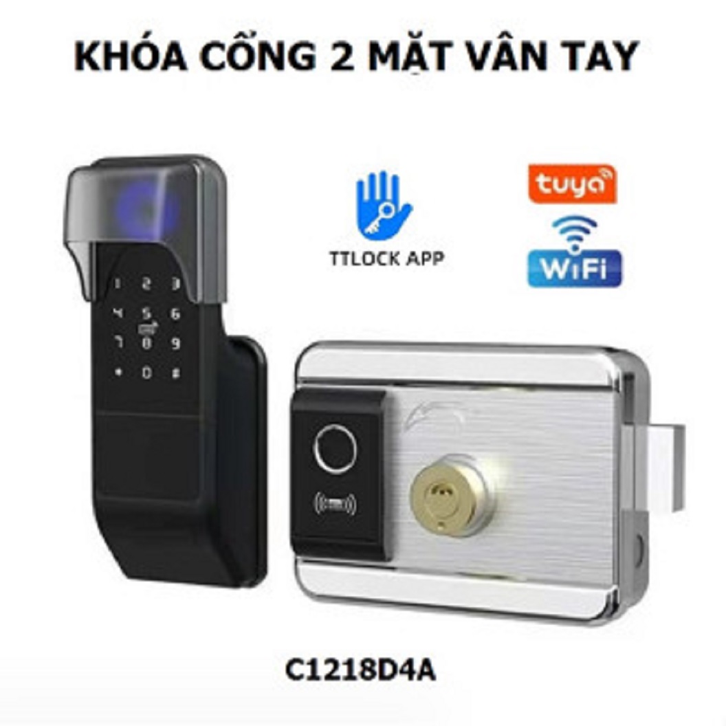 Khóa cửa vân tay 2 mặt App TTlock / Tuya