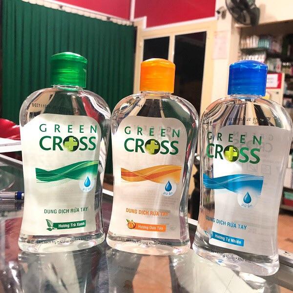 Combo 3 chai nước rửa tay khô green cross - mix 3 mùi
