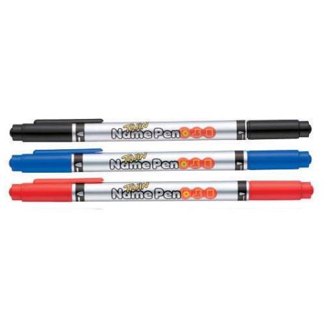 Bút lông dầu 2 đầu Monami Twin Name Pen