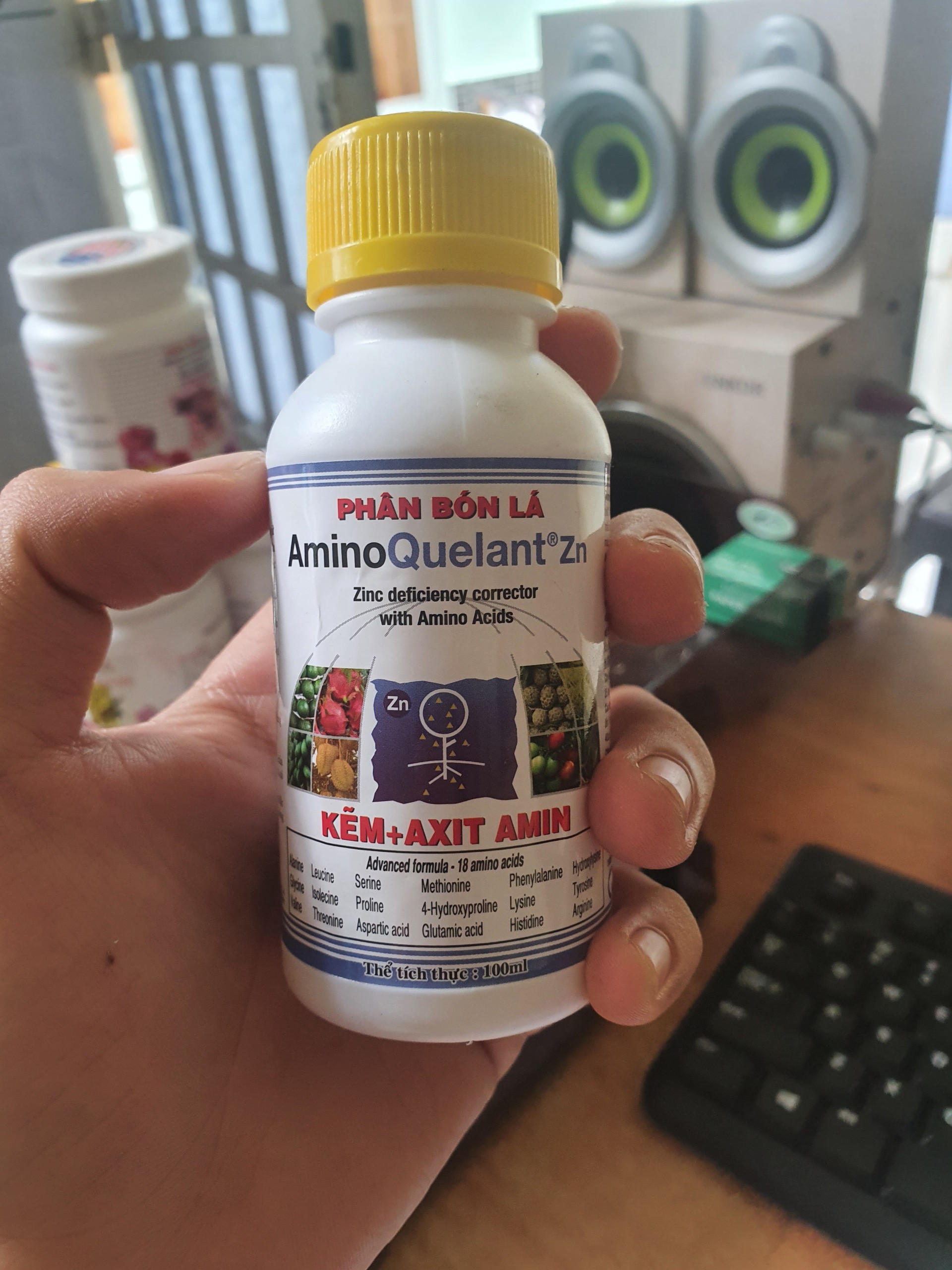[HCM]Phân bón lá Aminoquelant - Zn chai 100ml - C2.1025