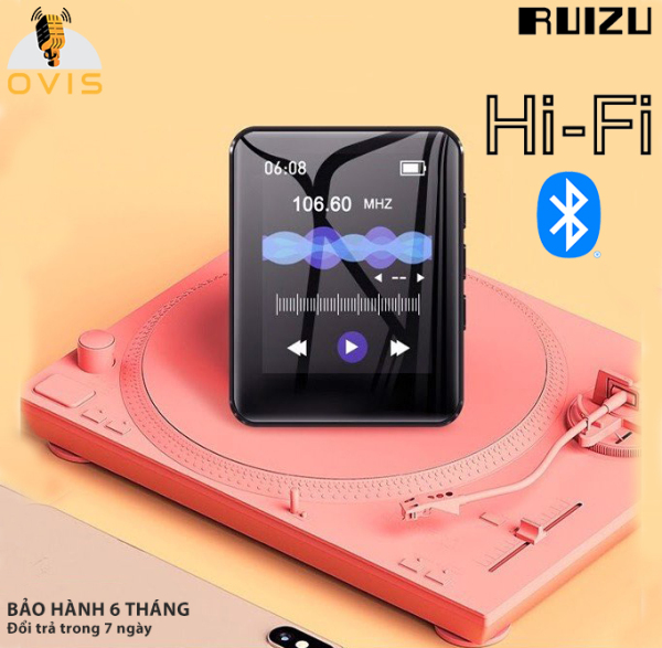 [BH 1 ĐỔI 1] Máy Nghe Nhạc Hifi Ruizu M4 Bluetooth 5.0, Cảm Ứng, Loa Ngoài (8G)