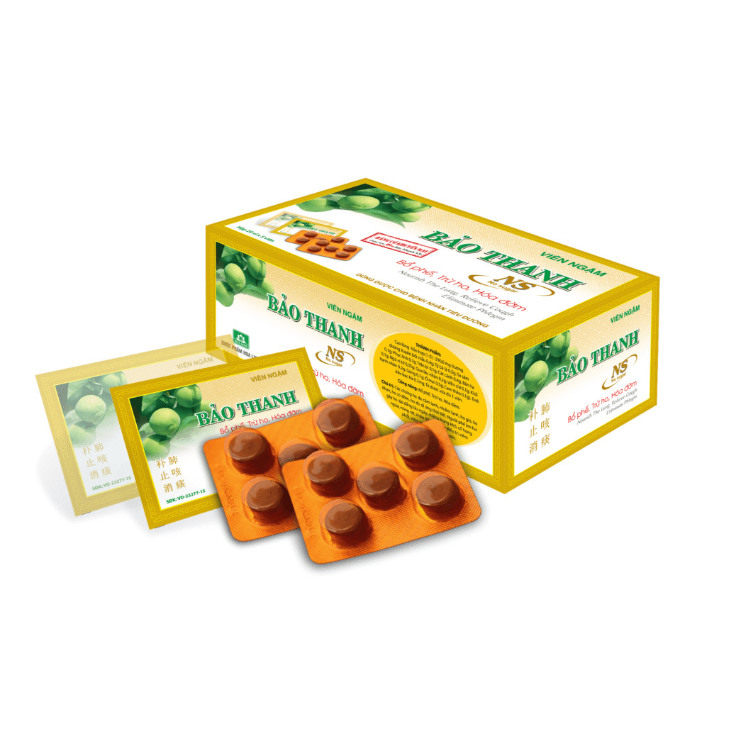 Ho Bổ Phế Bảo Thanh ( 20 Vỉ Ngậm )