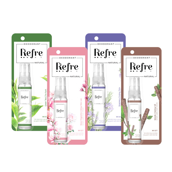 Refre xịt khử mùi - hương tự nhiên