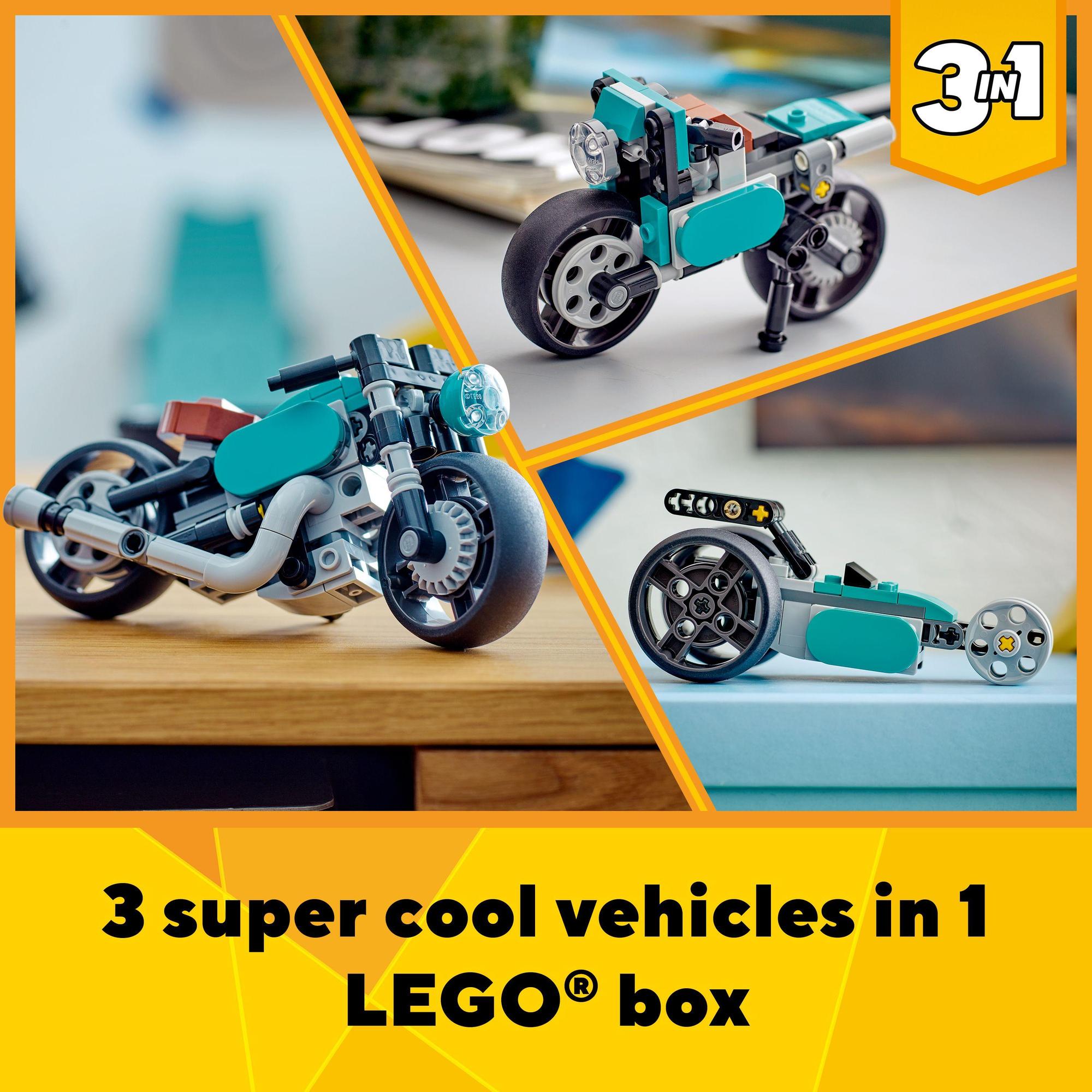LEGO CREATOR 31135 Xe Mô Tô Cổ Điển (128 chi tiết)