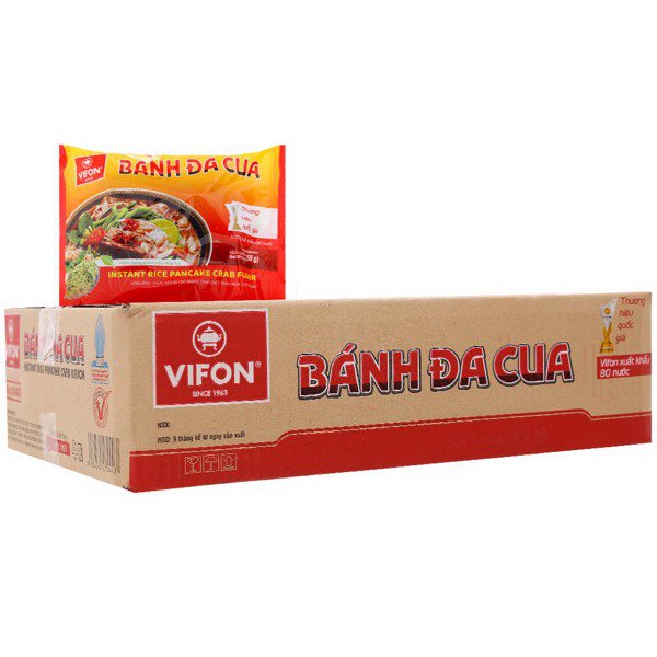 COMBO 5 GÓI BÁNH ĐA CUA VIFON (60G)