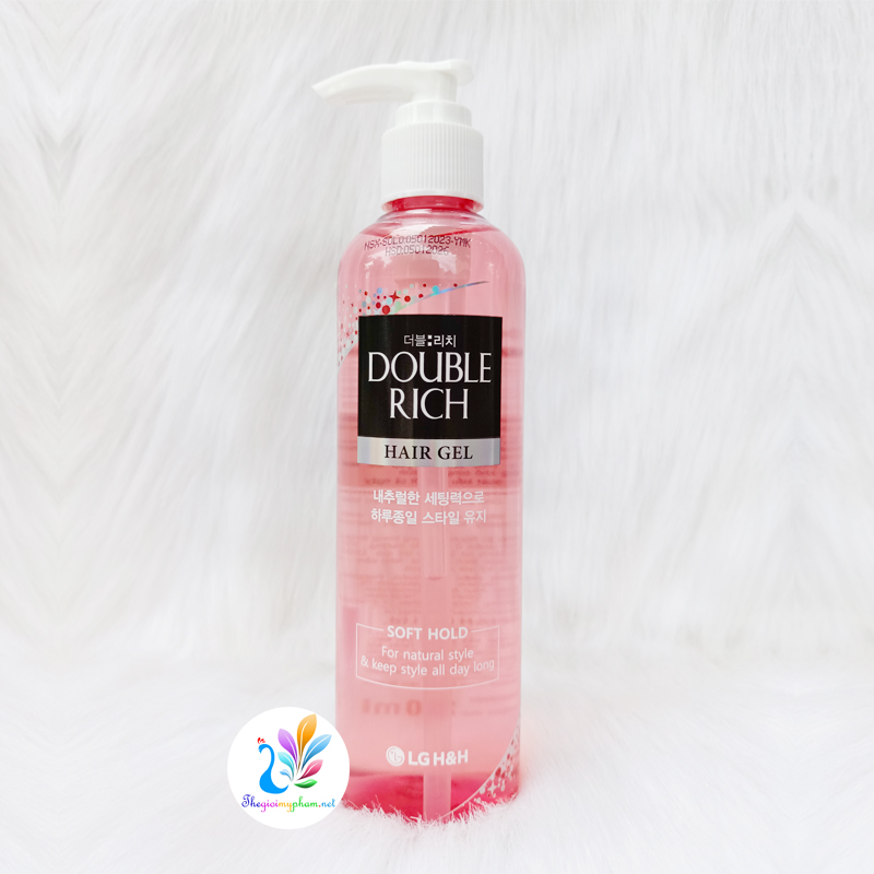 Gel Tạo Kiểu Và Giữ Nếp Tóc Double Rich 250ml