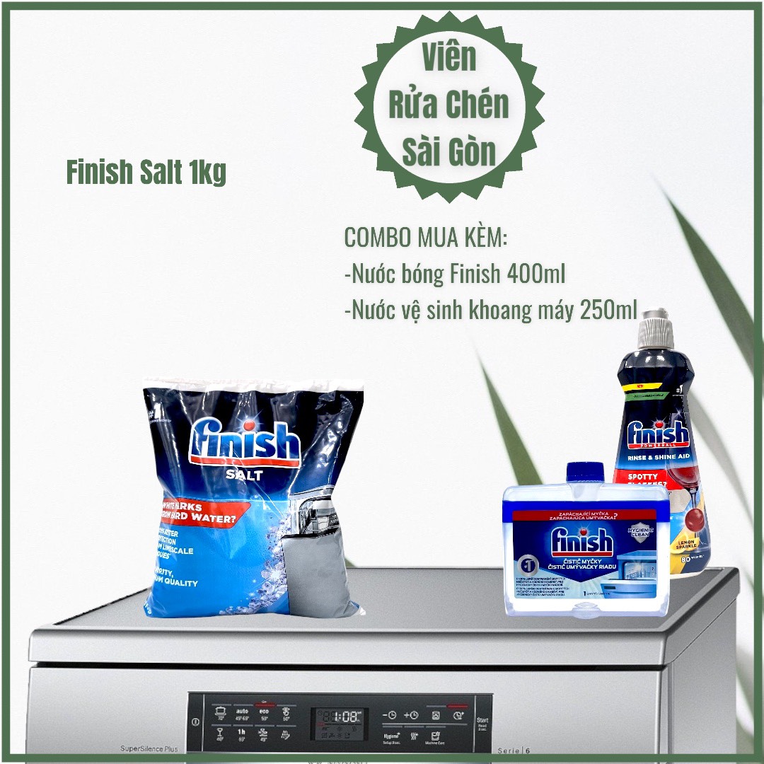 Muối rửa chén bát Finish hộp to tiết kiệm