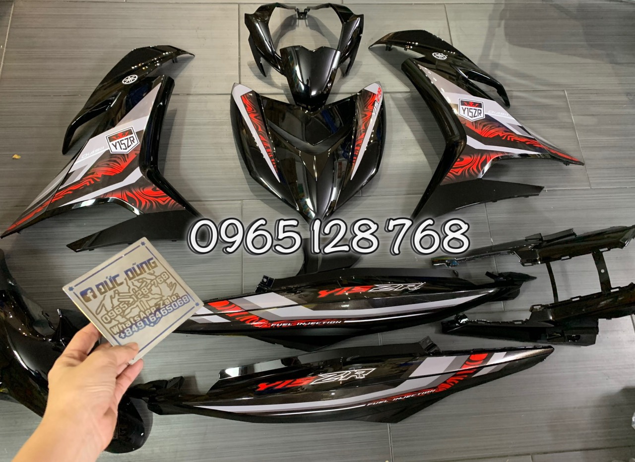 Dàn áo Ex 150 2019 đen bóng có tem