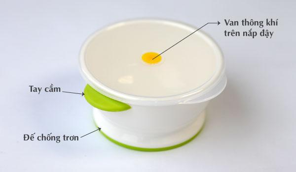 CHÉN ĂN DẶM CÓ NẮP RICHELL 200ML