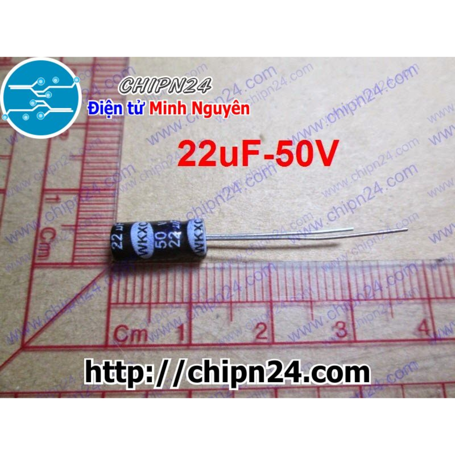 Tụ hóa 22uf 50v