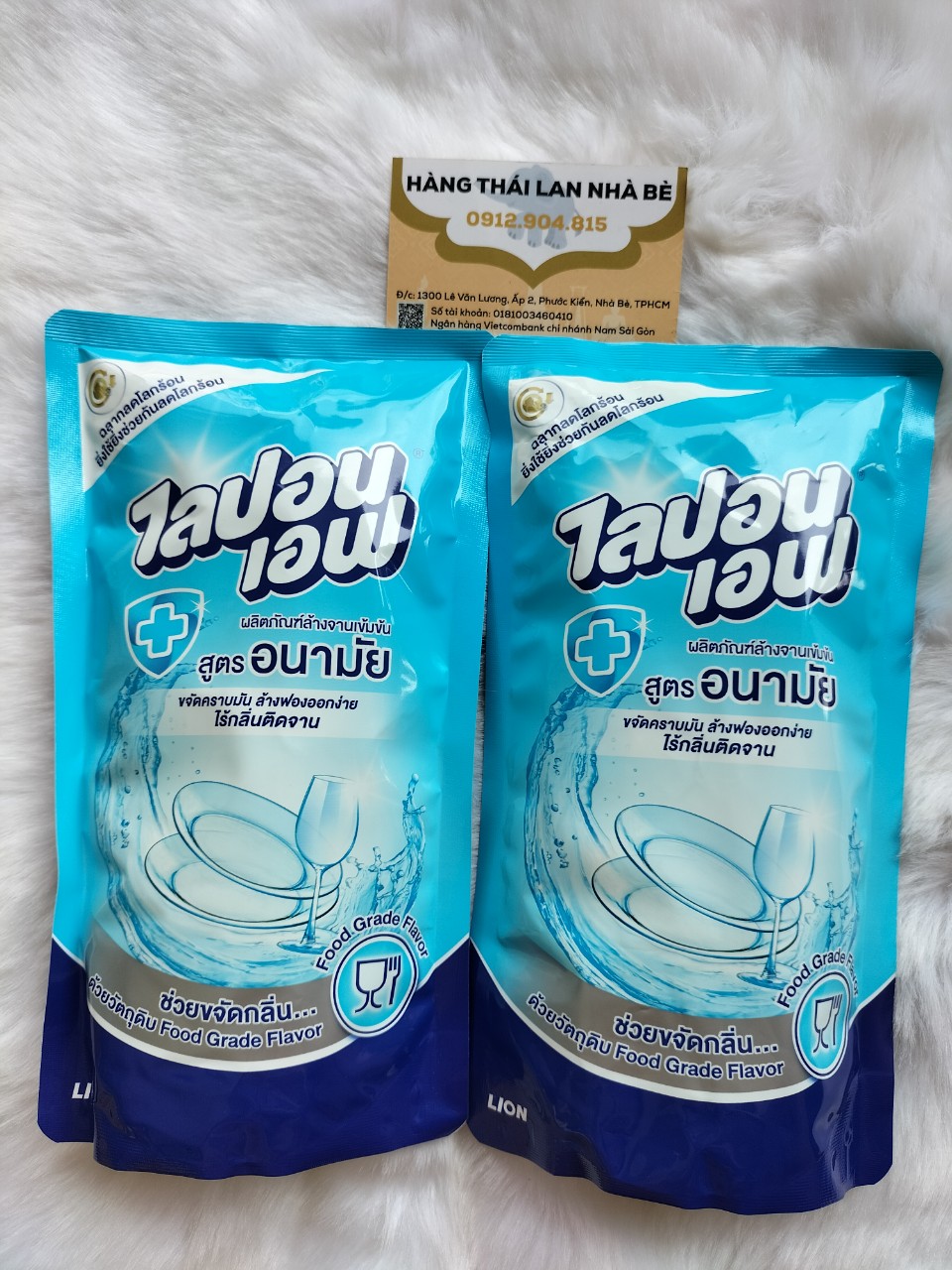 [HCM]Nước rửa chén Lion Thái Lan bịch 550ml