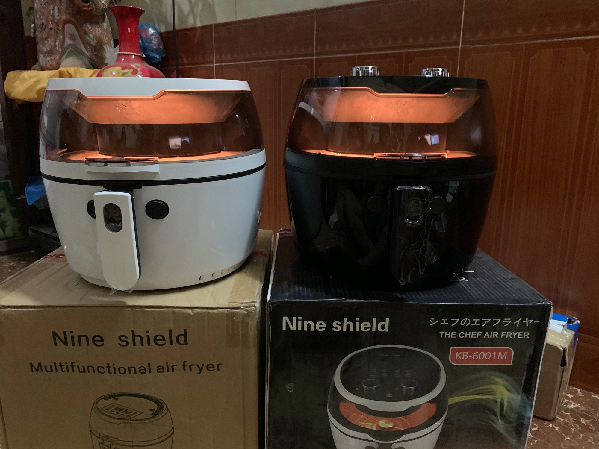[Giá Hủy Diệt] Nồi Chiên Không Dầu NINE SHIELD 8L - Nồi cơ