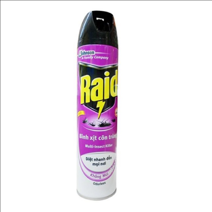 Bình Xịt Muỗi RAID 700ml Không Mùi Diệt nhanh đến mọi nơi