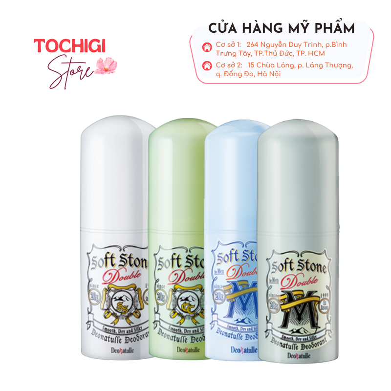 Lăn nách đá khoáng Soft Stone Nhật Bản