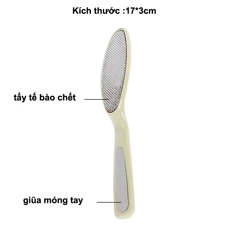 Steel heel scrubber