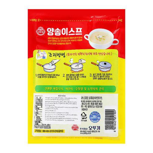 Korean instant mushroom soup with 80g