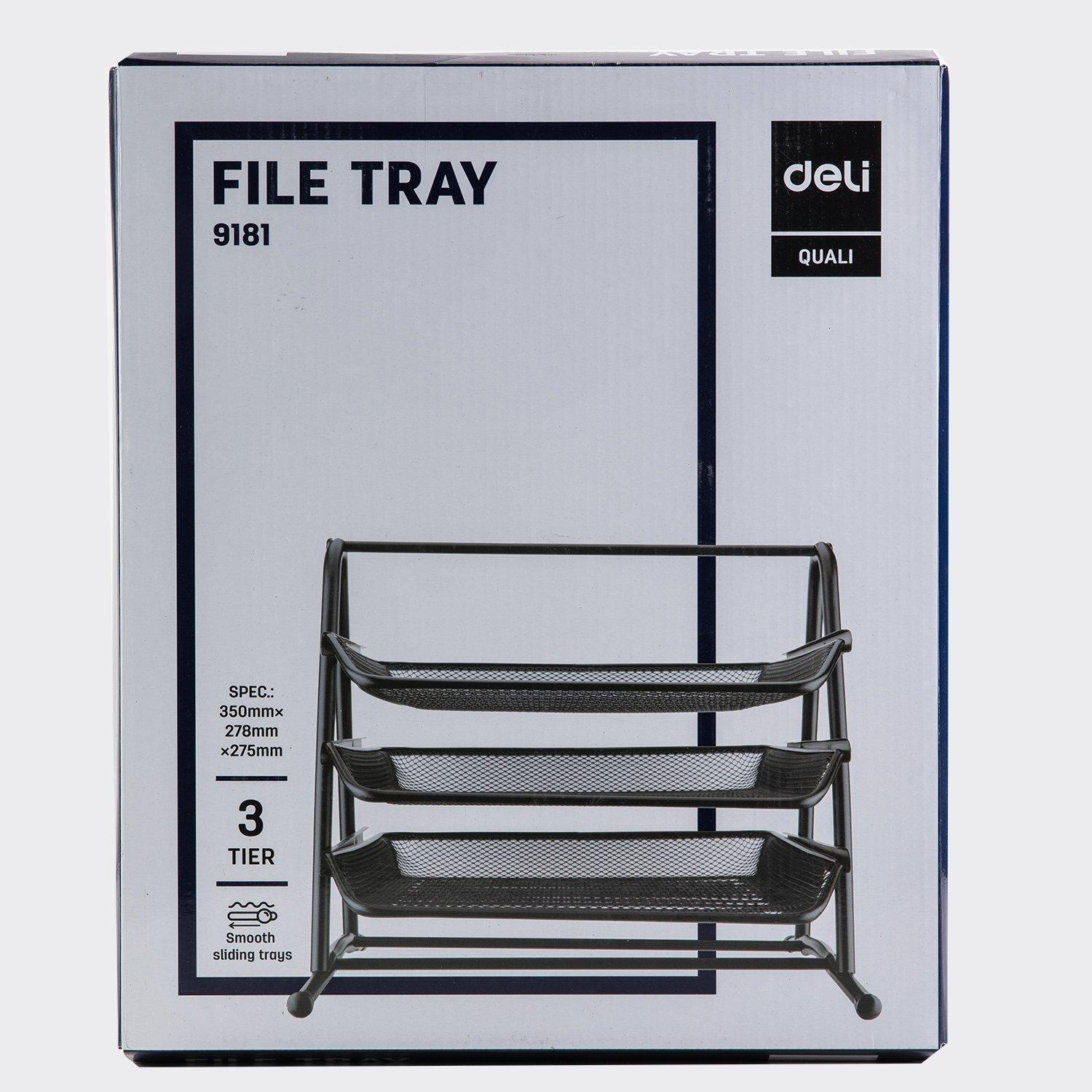 Kệ 3 Tầng Sắt Deli 9181 / 3 Tier