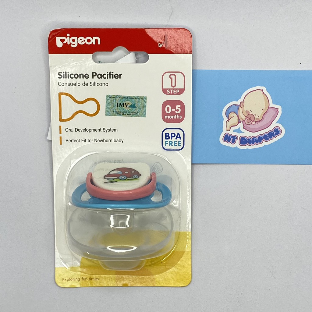 Ti Ngậm Pigeon Silicone Cao Cấp Cho Bé