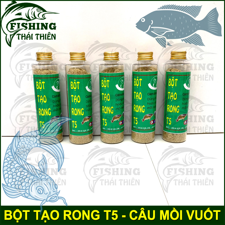 Bột tạo rong câu cá T5 dùng câu mồi vuốt