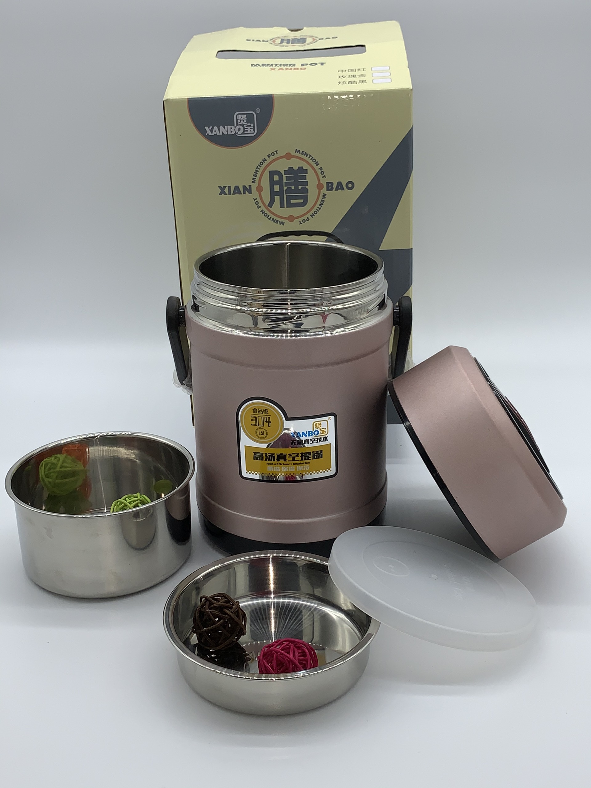 Cặp Lồng Inox 304 giữ nhiệt - Mang cơm ăn trưa, Cơm văn phòng