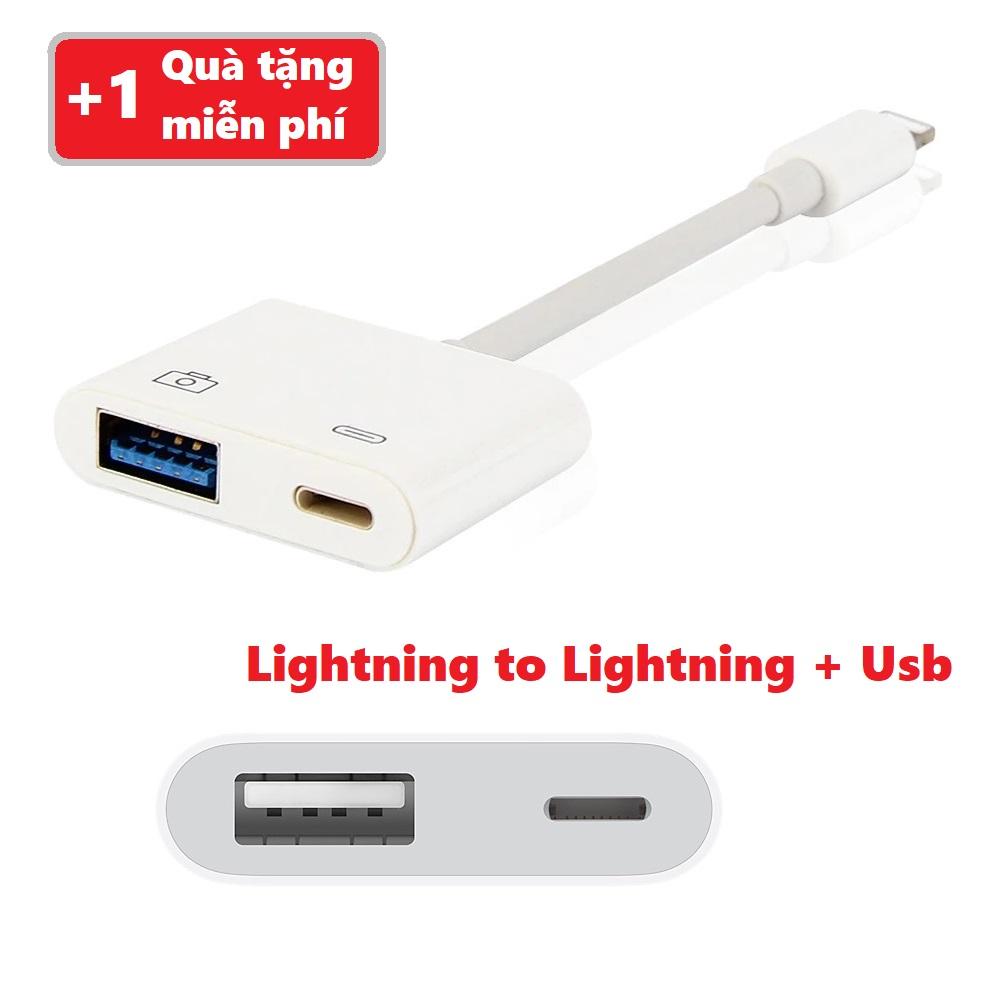 Cable lightning to lightning and Usb for iphone, ipad