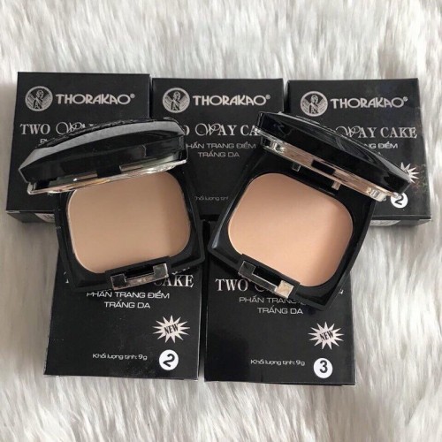 Phấn Phủ Thorakao Two Way Cake Trang Điểm Siêu Mềm Mịn Trắng Da 9g