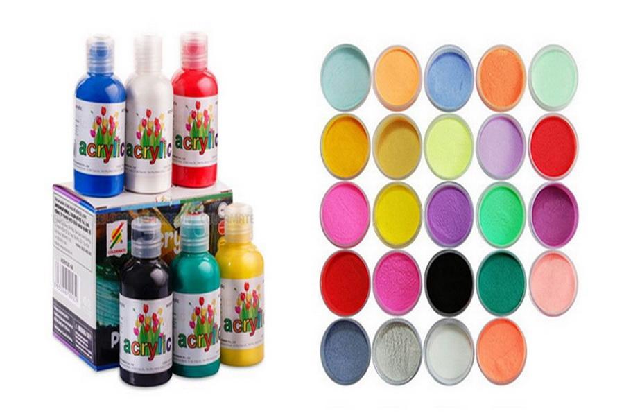 Bộ 6 chai màu vẽ ACRYLIC 120ml