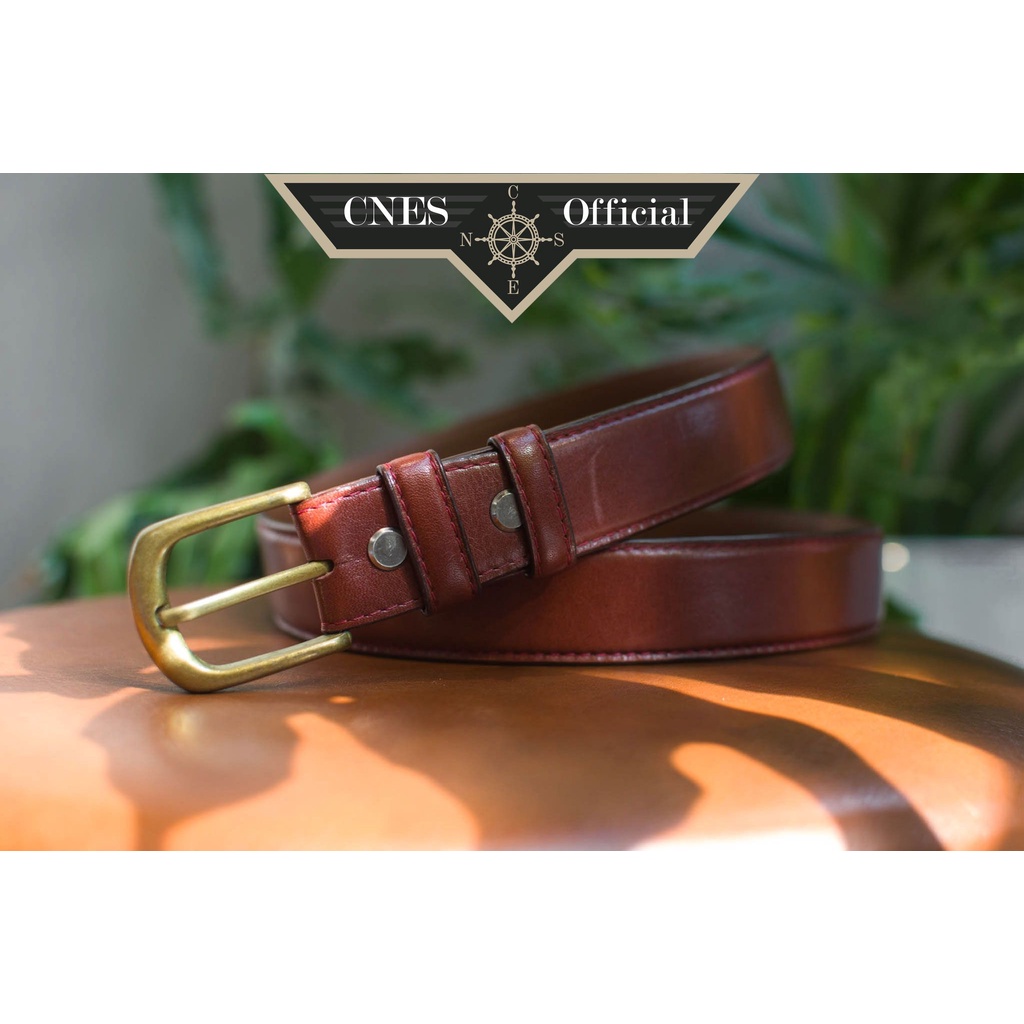 Thắt lưng/ dây lưng nam thời trang trẻ trυng khóa kim neil chất liệu da bò nhập khẩu cao cấp thương hiệu cnes