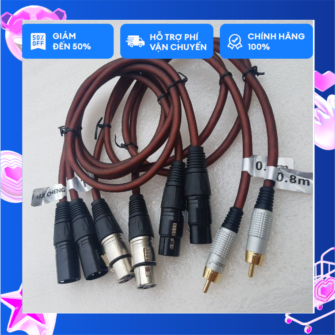 Dây canon ra hoa sen (1 sợi) - Quyết Audio.