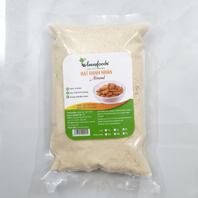 BỘT HẠNH NHÂN - Classyfoods Mỹ 100gr
