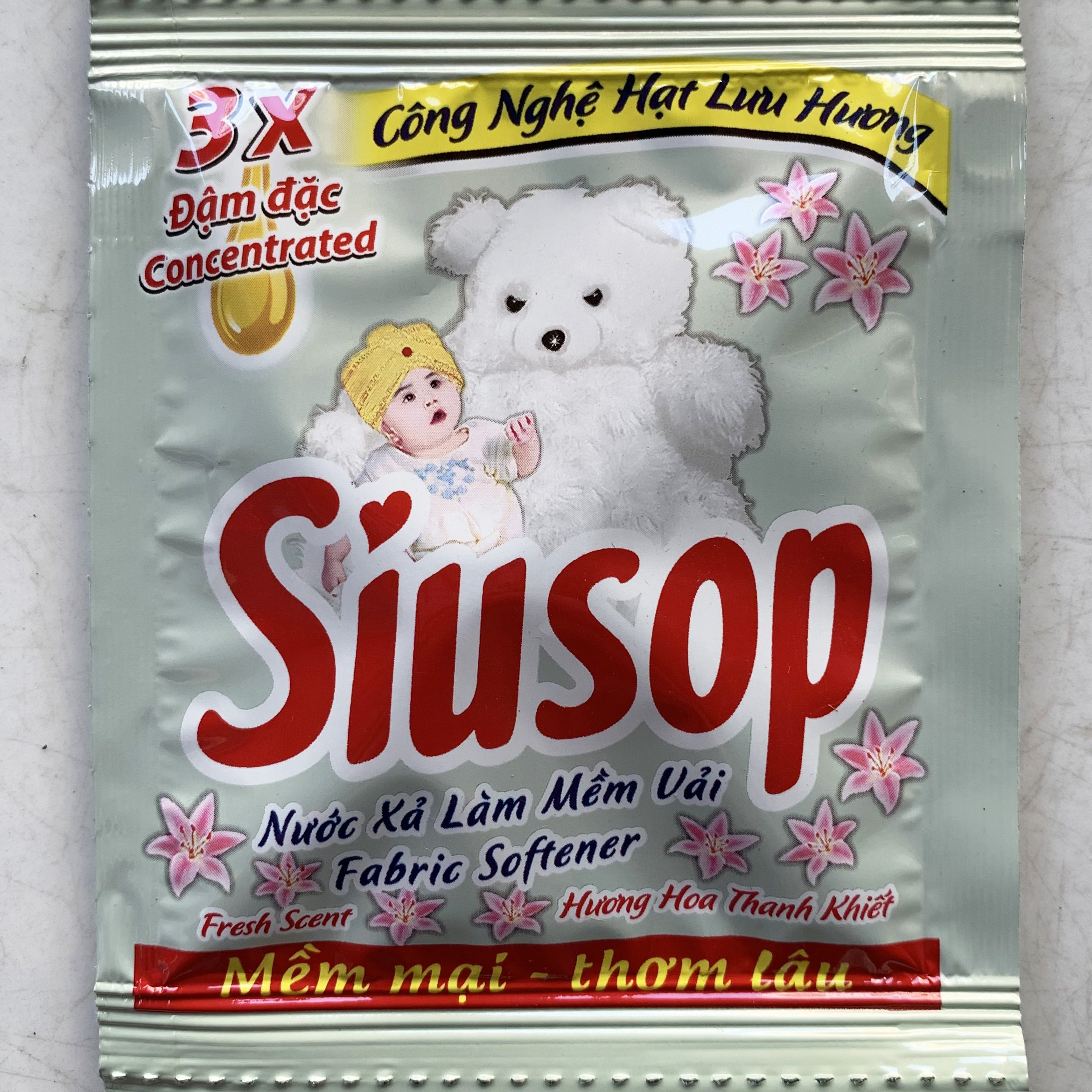 Combo 10 Gói Nước Xả vải Làm Mềm Vải SiuSop (20ml/gói)