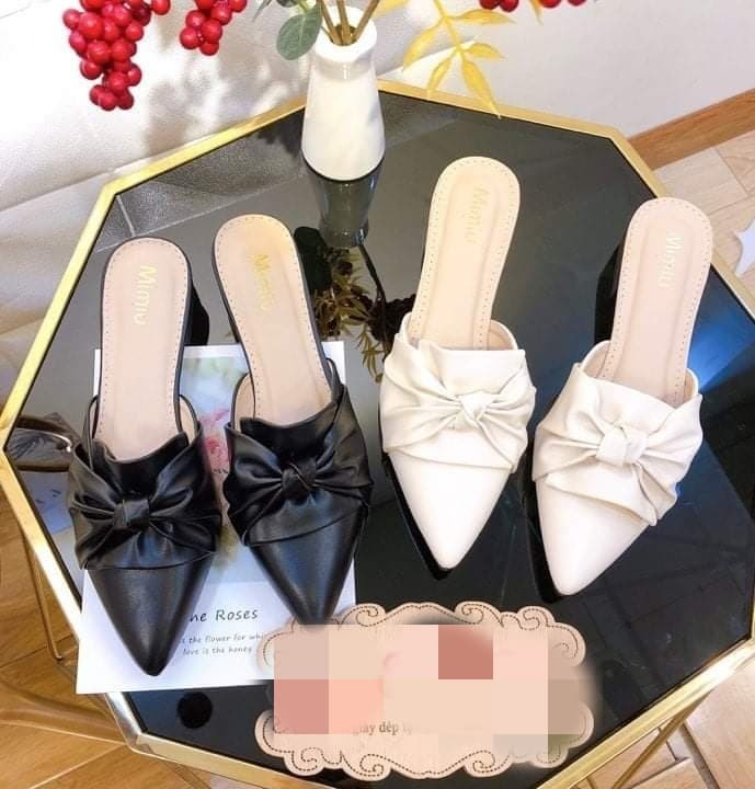 [HCM]BẢO HÀNH 12 THÁNG - Dép sục nữ nơ nhún