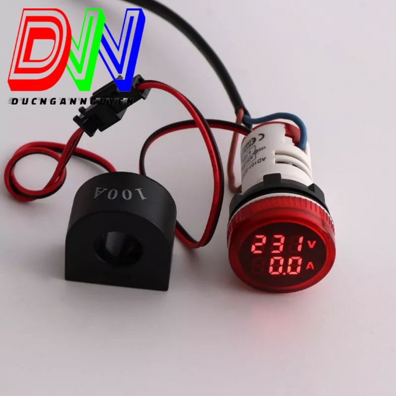 Đồng hồ Led đo Volt và Ampe AC 500V 100A