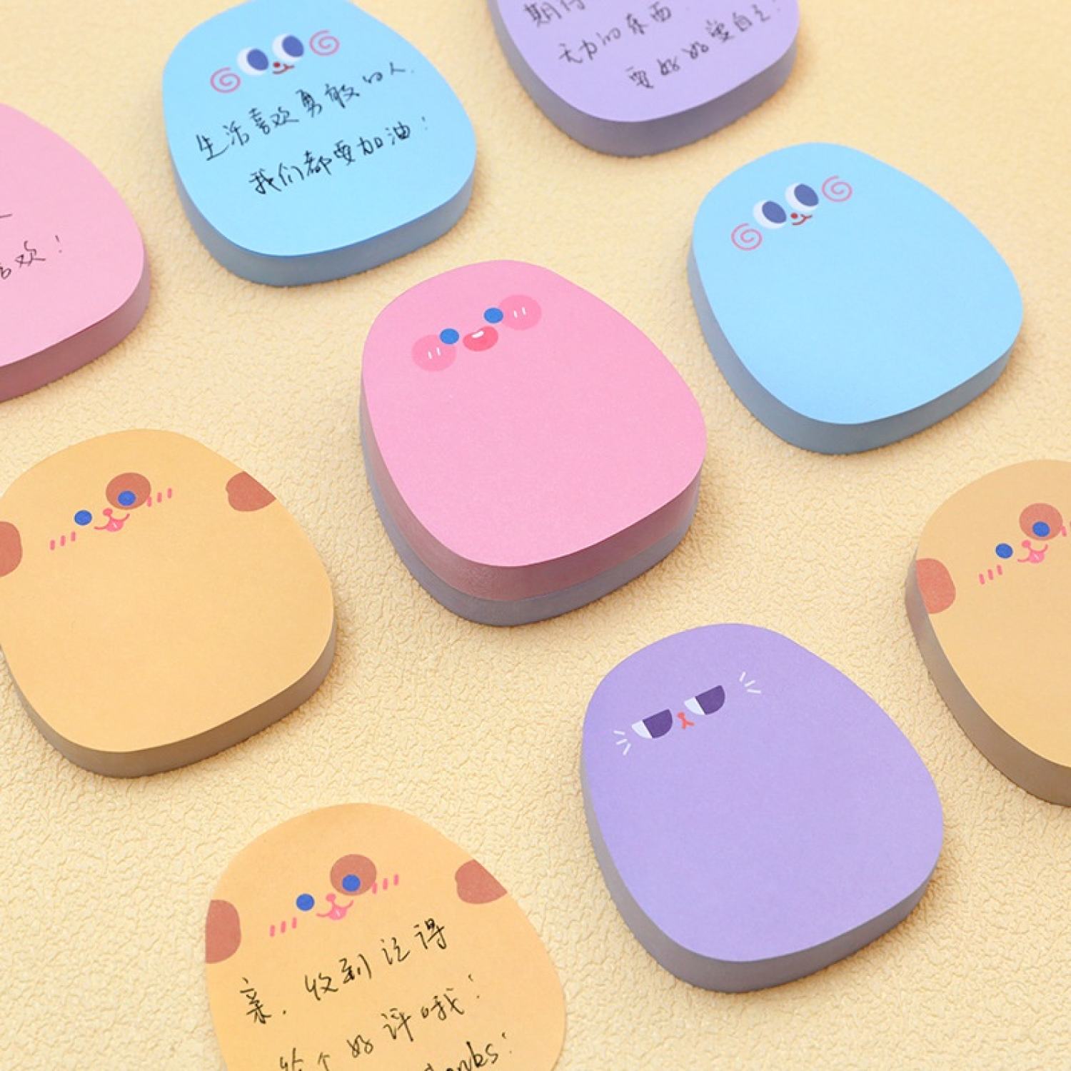 Set 60 tờ giấy note hoạt hình bỏ túi dễ thương (GN02)