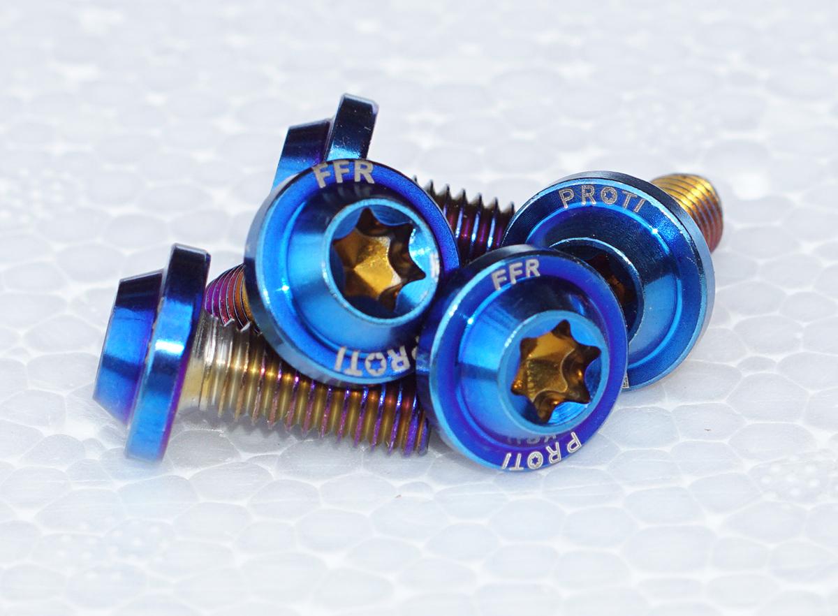 [HCM]Bộ 5 Ốc Titan Proti đầu hoa thị gắn dàn áo (Honda - Xoắn khít)