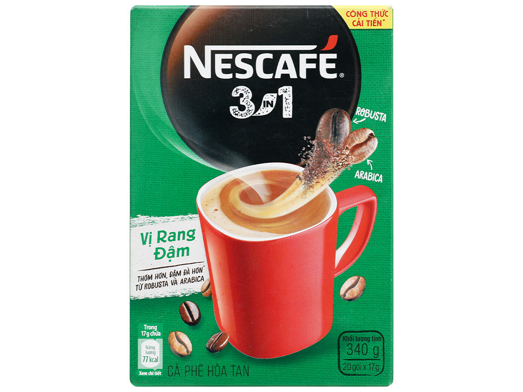 Cà phê sữa NesCafé 3 in 1 đậm vị cà phê 288g