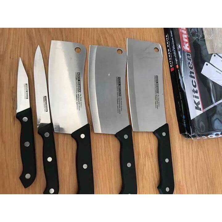 BỘ DAO KITCHEN KNIFE 5 MÓN MADE IN THÁI LAN - TT3789