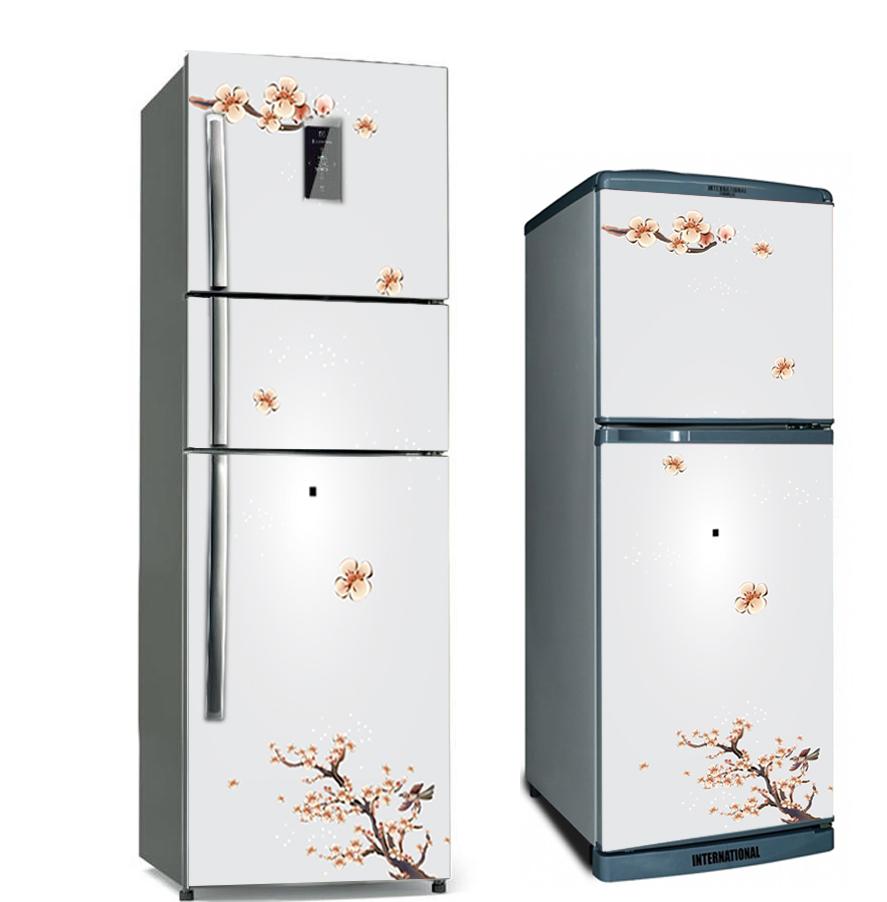 [HCM]Decal dán tủ lạnh 3 ngăn