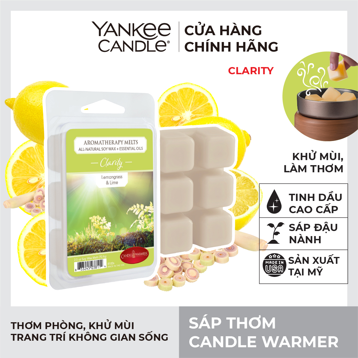 Sáp thơm Candle Warmer - Clarity