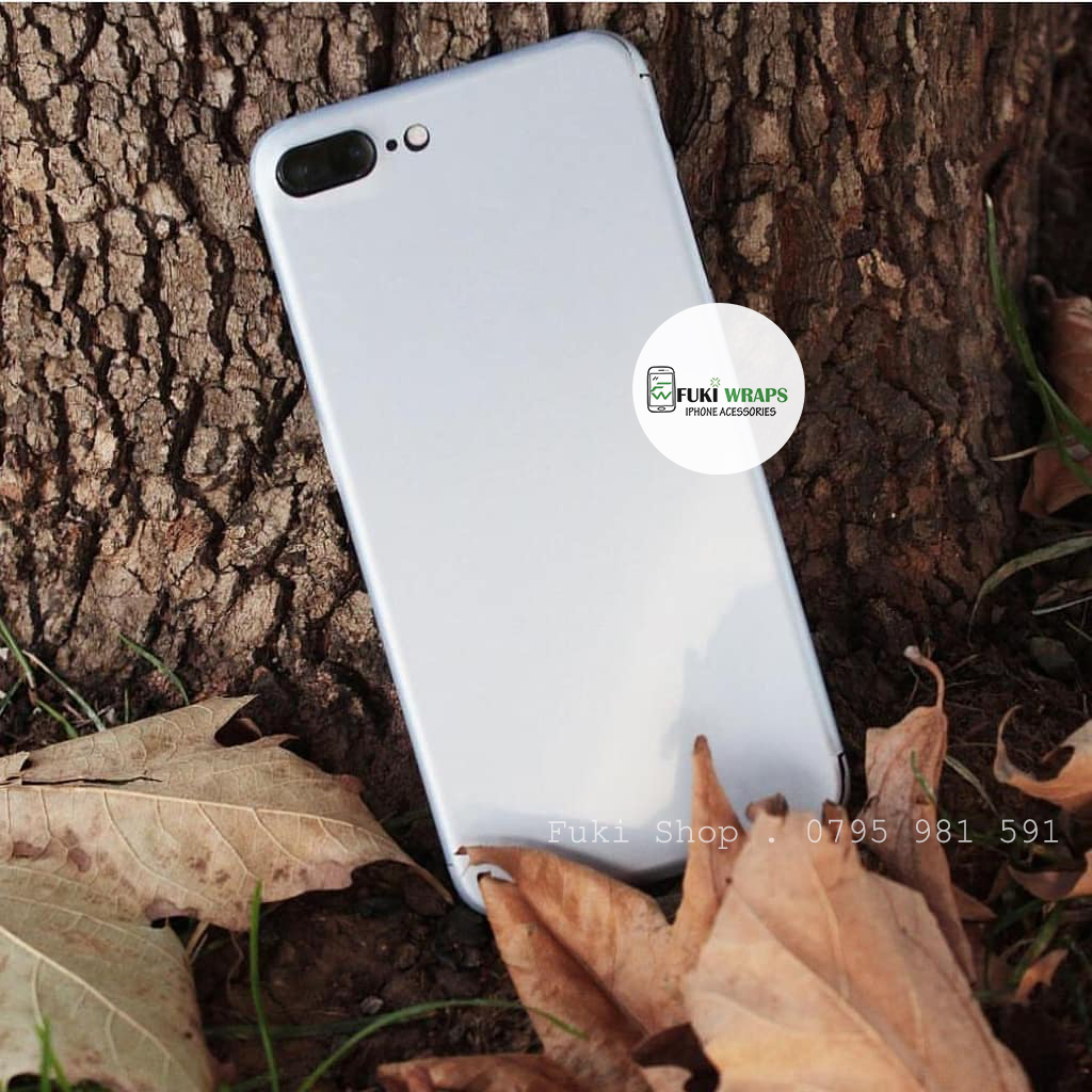 Tấm dán Skin iPhone trắng ngọc trai cho ip6 ip7 7plus 8plus XS XR XS Max 11 11Pro 11 Pro Max
