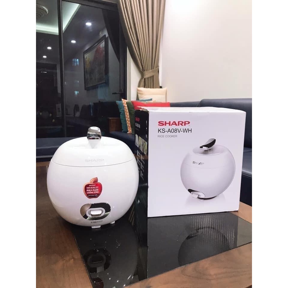 Nồi cơm điện mini Hình quả táo SHARP KS-A08 - 0.72 lít