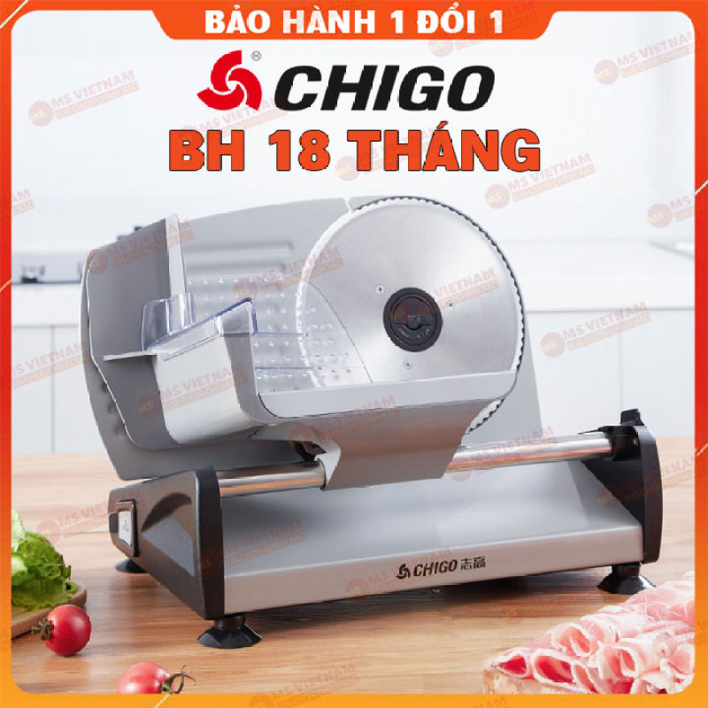 Máy thái thịt đông/ thịt chín Chigo - Dùng cho gia đình và nhà hàng
