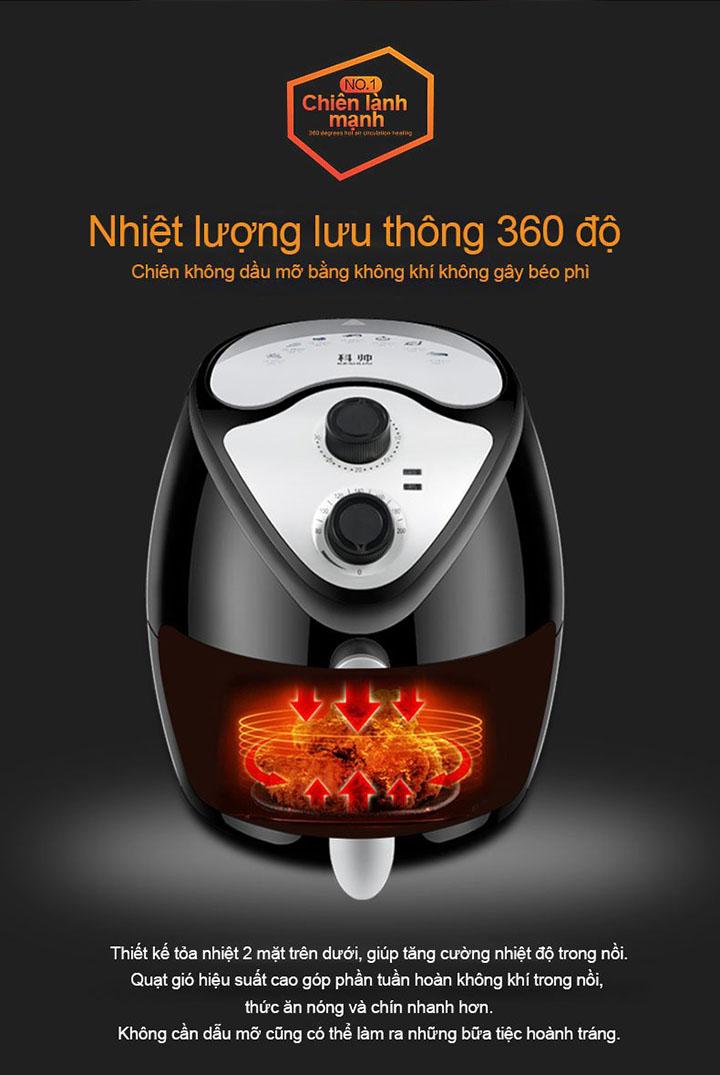 Nồi Chiên không dầu- Nấu nướng trở nên dễ dàng hơn