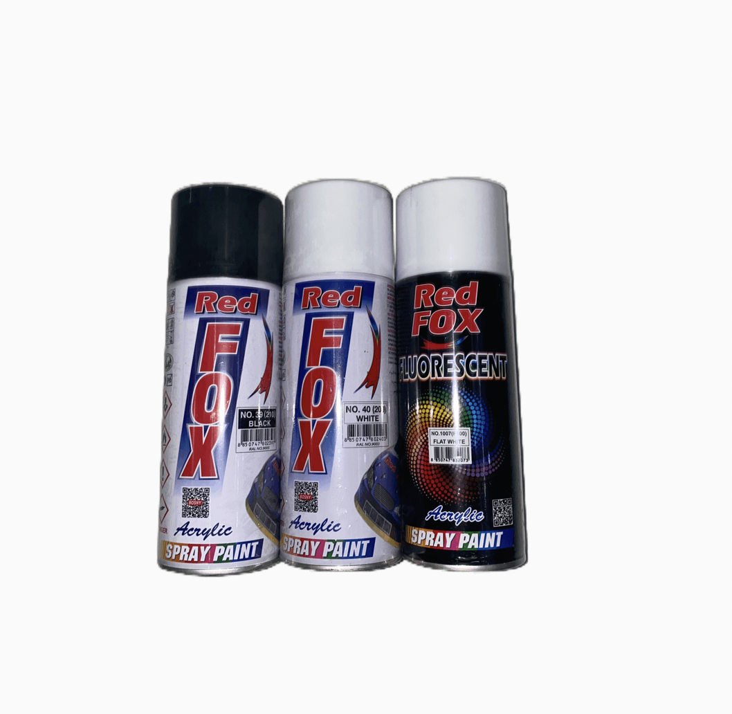 Sơn xịt trắng mờ RedFox Bosny Thái Lan