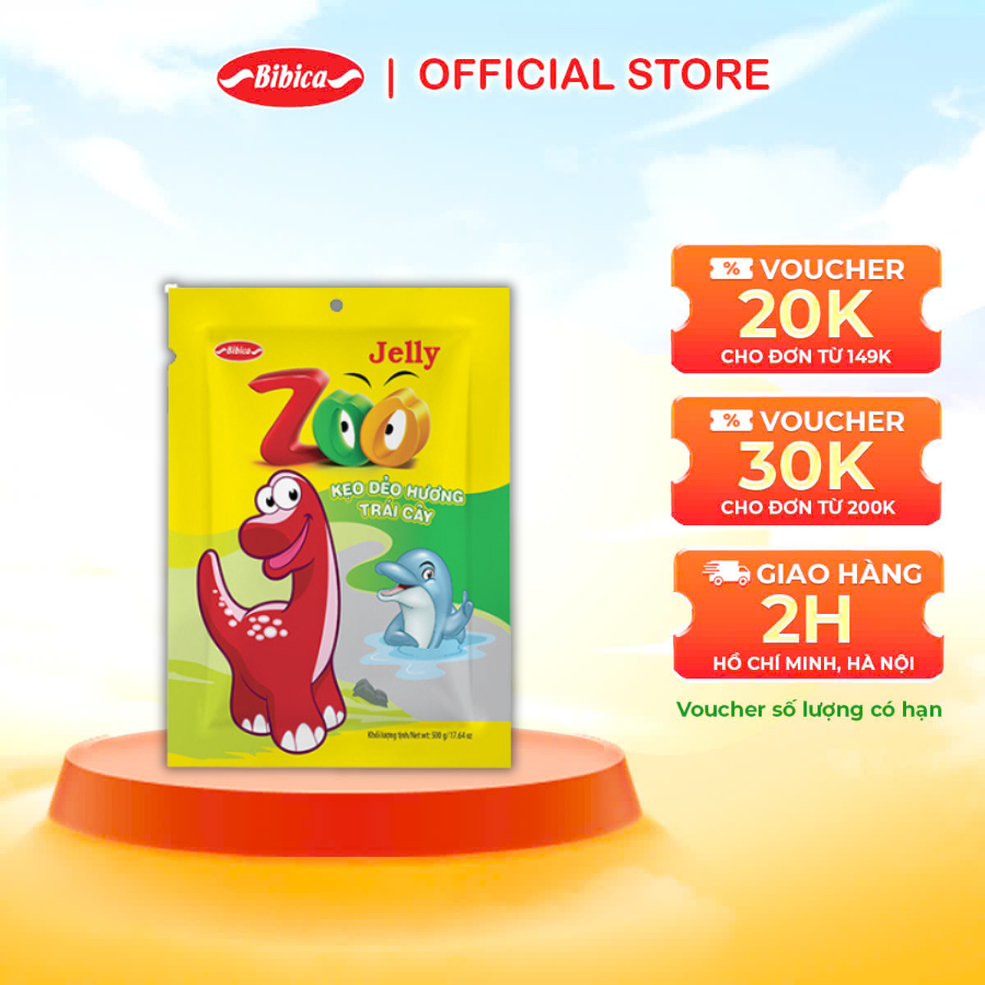 Kẹo Zoo Áo Đường Bibica 200g