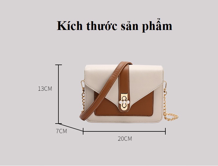 Túi đeo chéo thời trang đơn giản dễ phối đồ cho nữ
