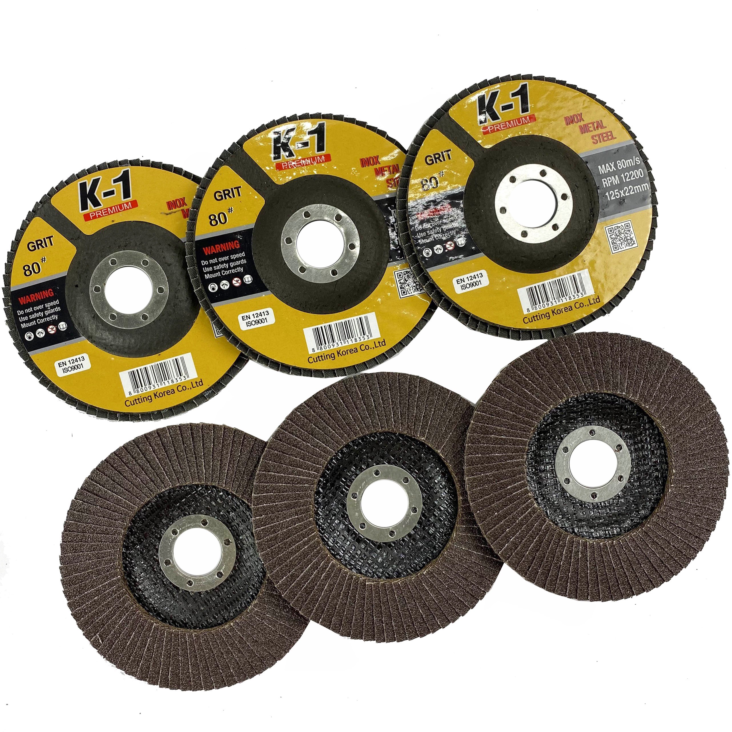 Đá nhám xếp D125 80# thương hiệu K1
