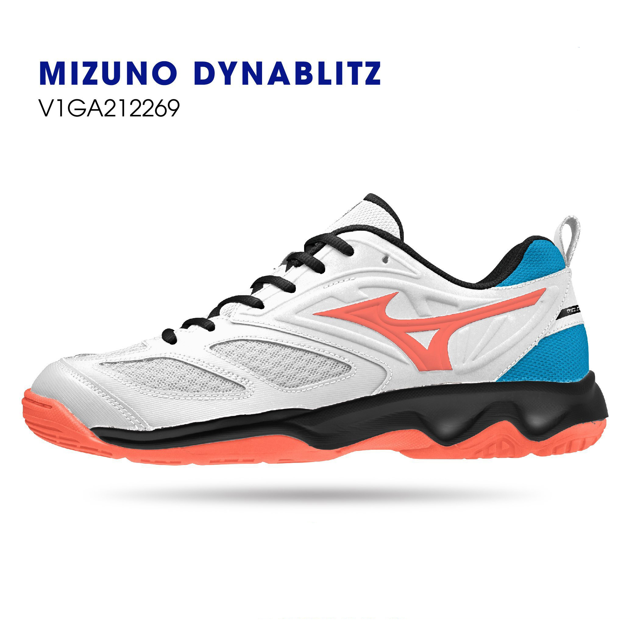 Giày cầu lông nam mizuno dynablitz mẫu mới có 3 màu lựa chọn