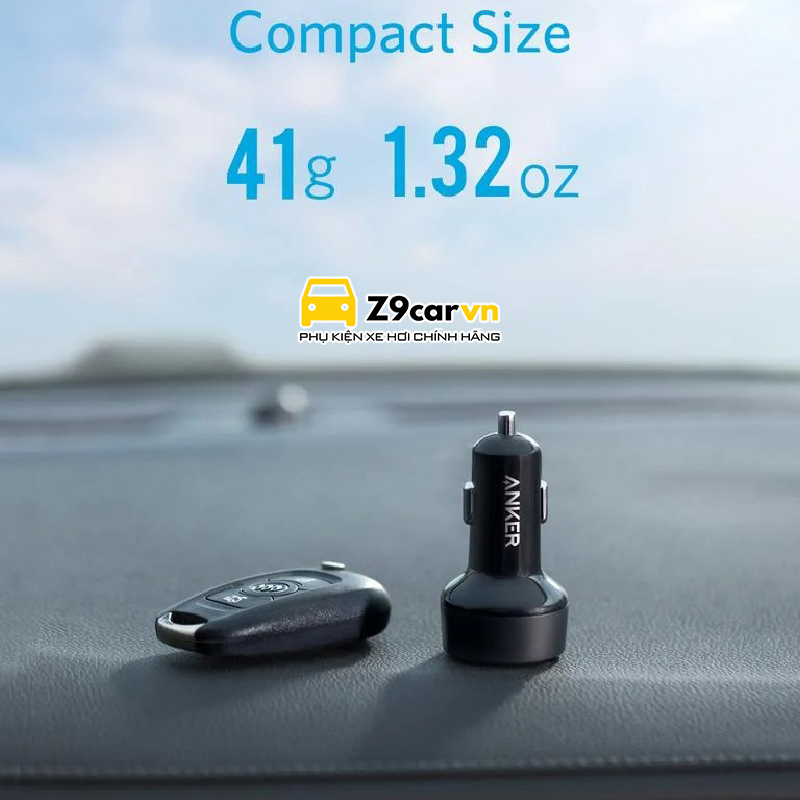 Tẩu sạc ô tô Anker PowerDrive PD +2