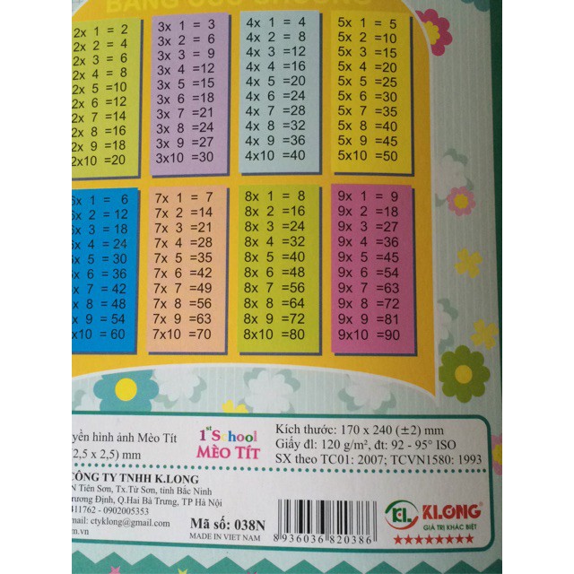 Vở 4 Ôly Klong 80 Trang